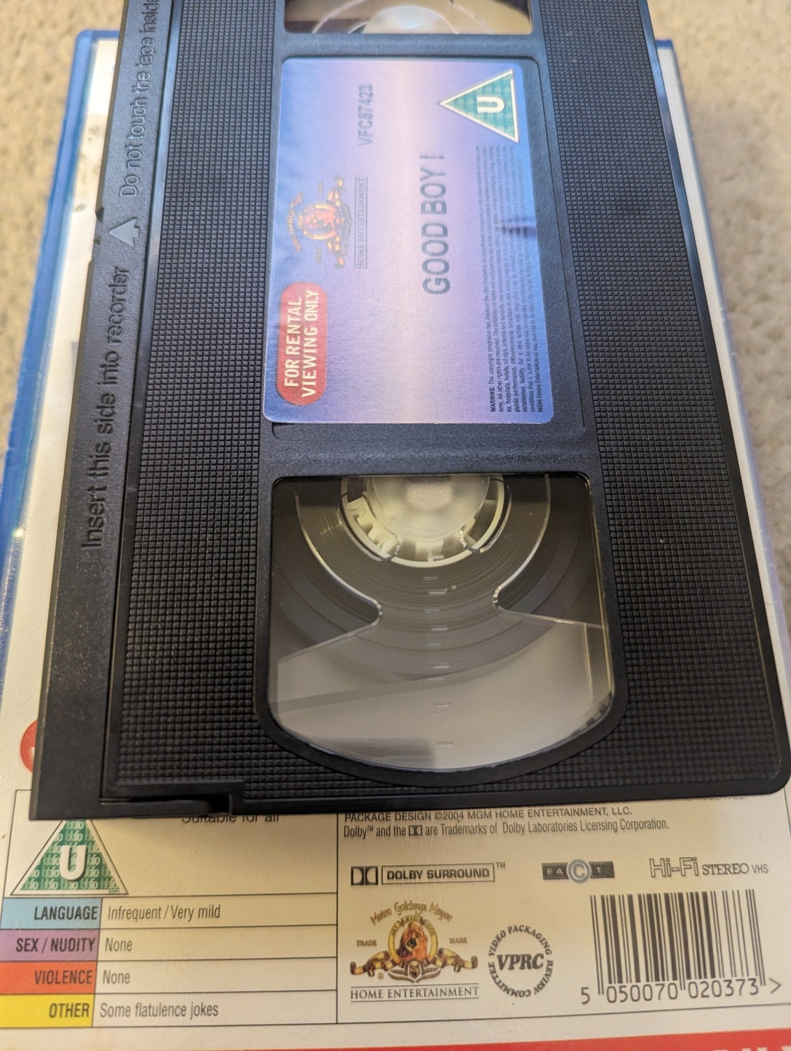 Good Boy (2003) VHS Video Ex Rental - Flippin Retro Video Shop