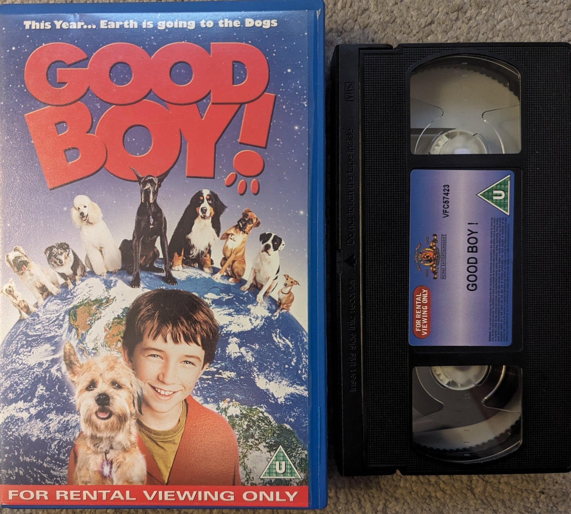 Good Boy (2003) VHS Video Ex Rental - Flippin Retro Video Shop