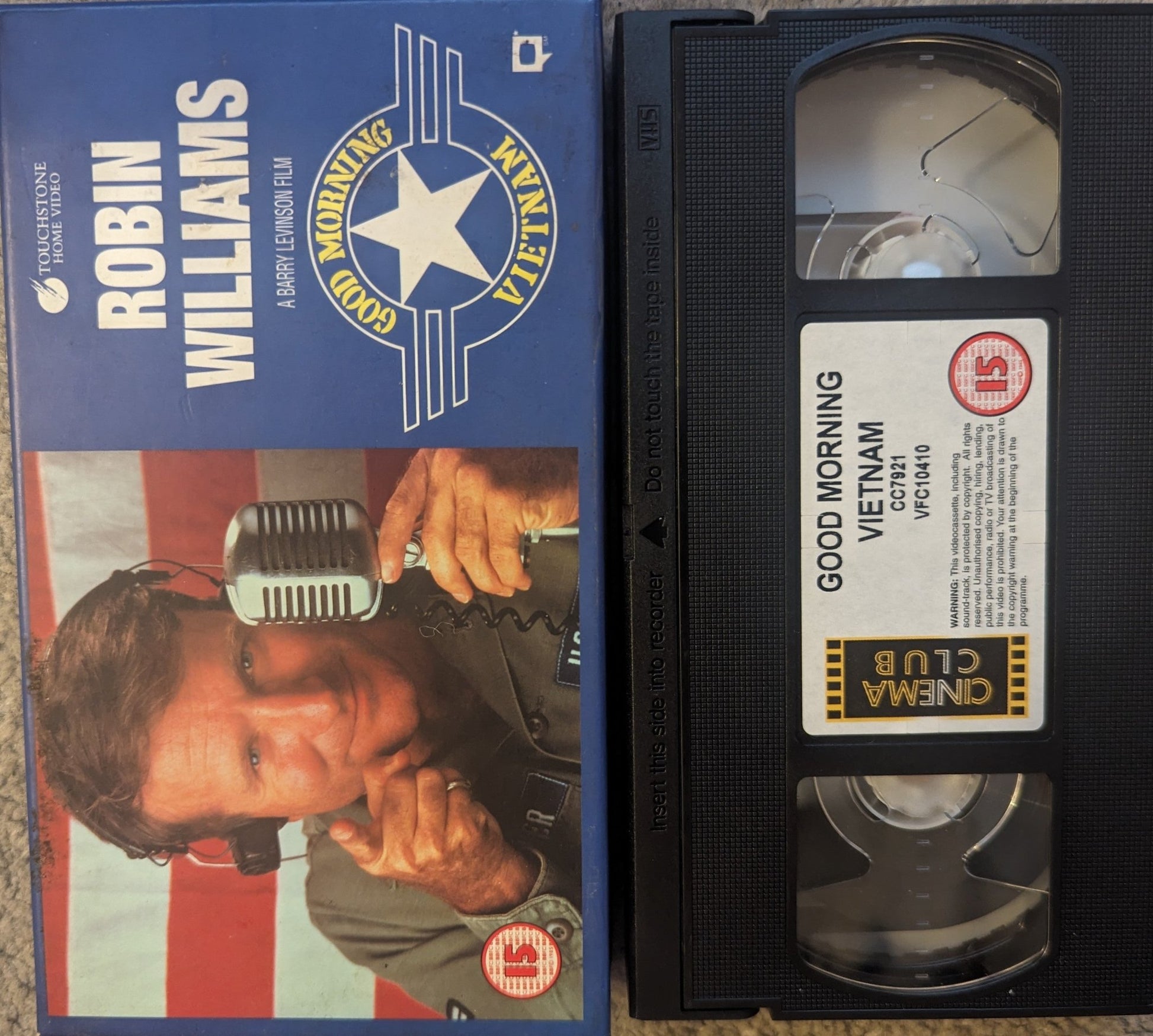 Good Morning Vietnam (1987) VHS Video Cinema Club - Flippin Retro Video Shop