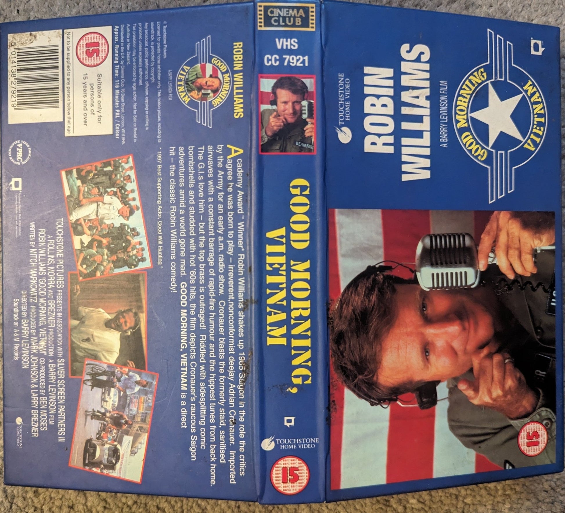 Good Morning Vietnam (1987) VHS Video Cinema Club - Flippin Retro Video Shop