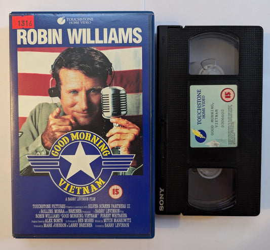 Good Morning Vietnam (1987) VHS Video Ex Rental - Flippin Retro Video Shop