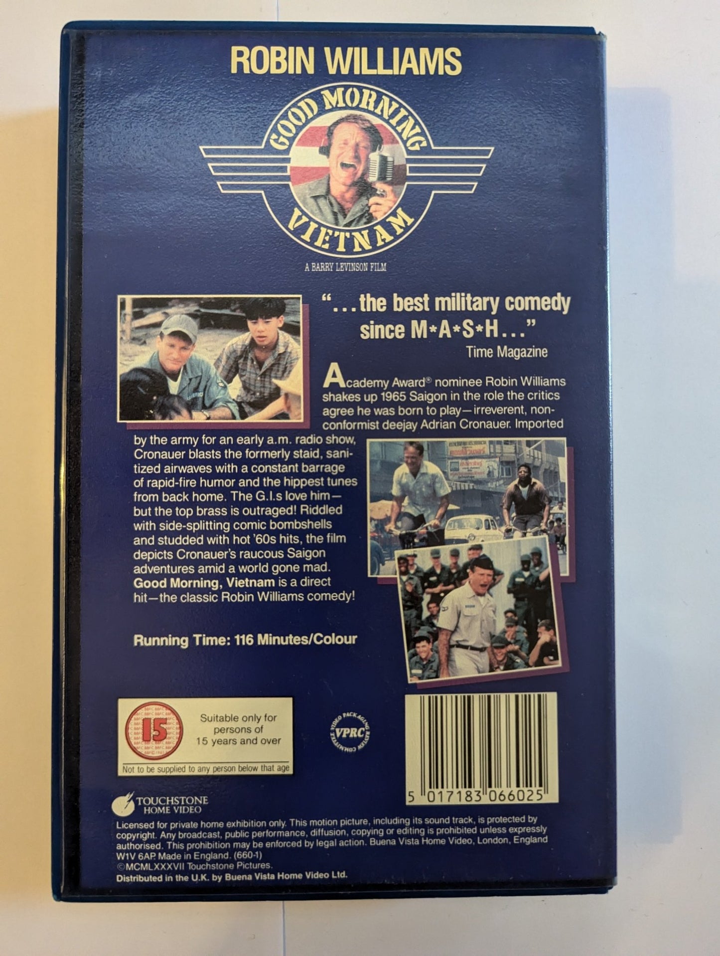 Good Morning Vietnam (1987) VHS Video Ex Rental - Flippin Retro Video Shop