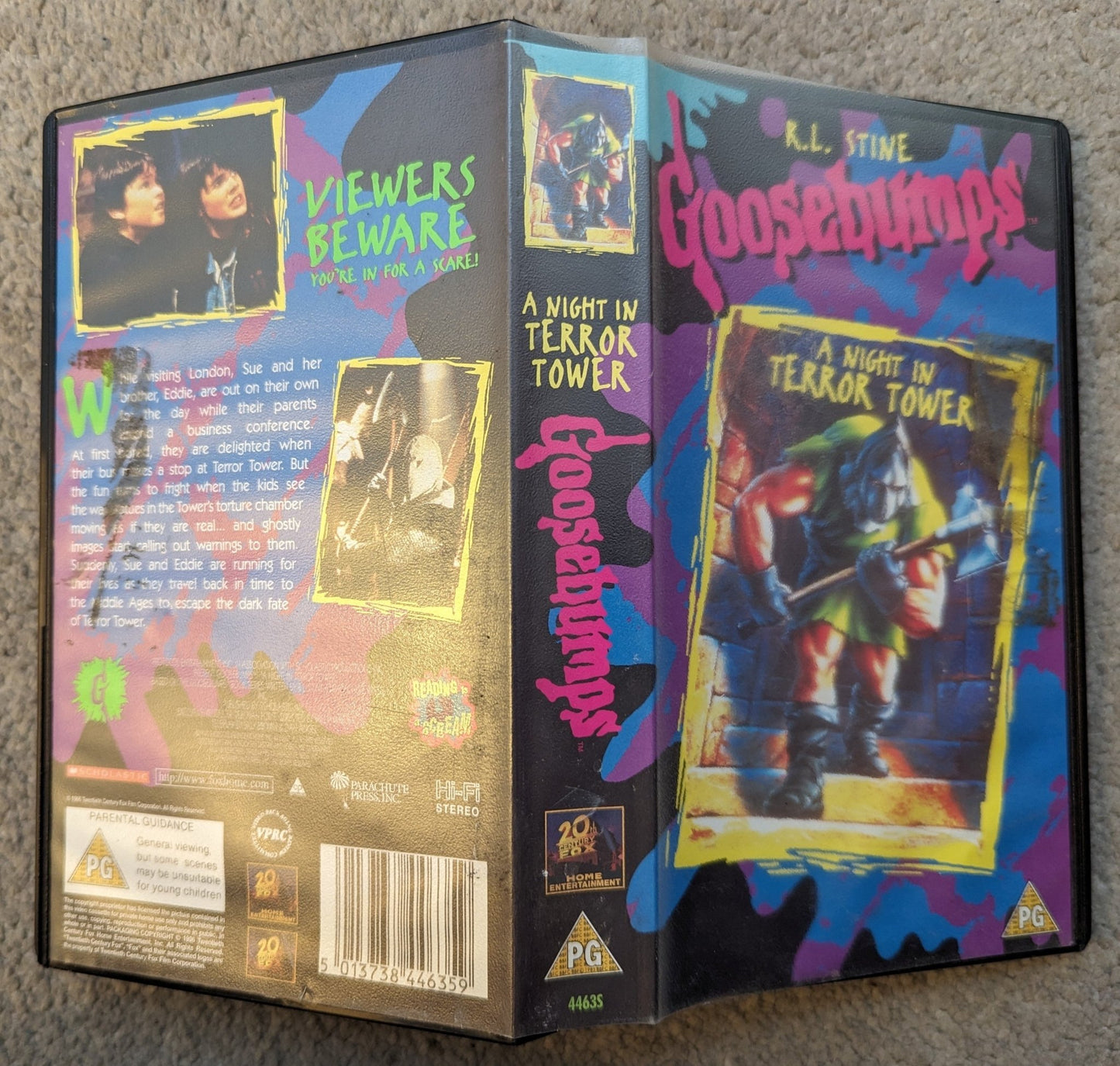 Goosebumps A Night In Terror Tower (1995) VHS Video - Flippin Retro Video Shop