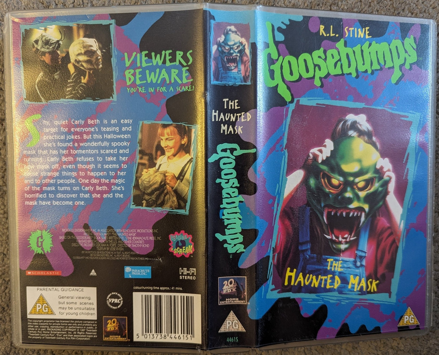 Goosebumps The Haunted Mask VHS Video *Sealed* - Flippin Retro Video Shop