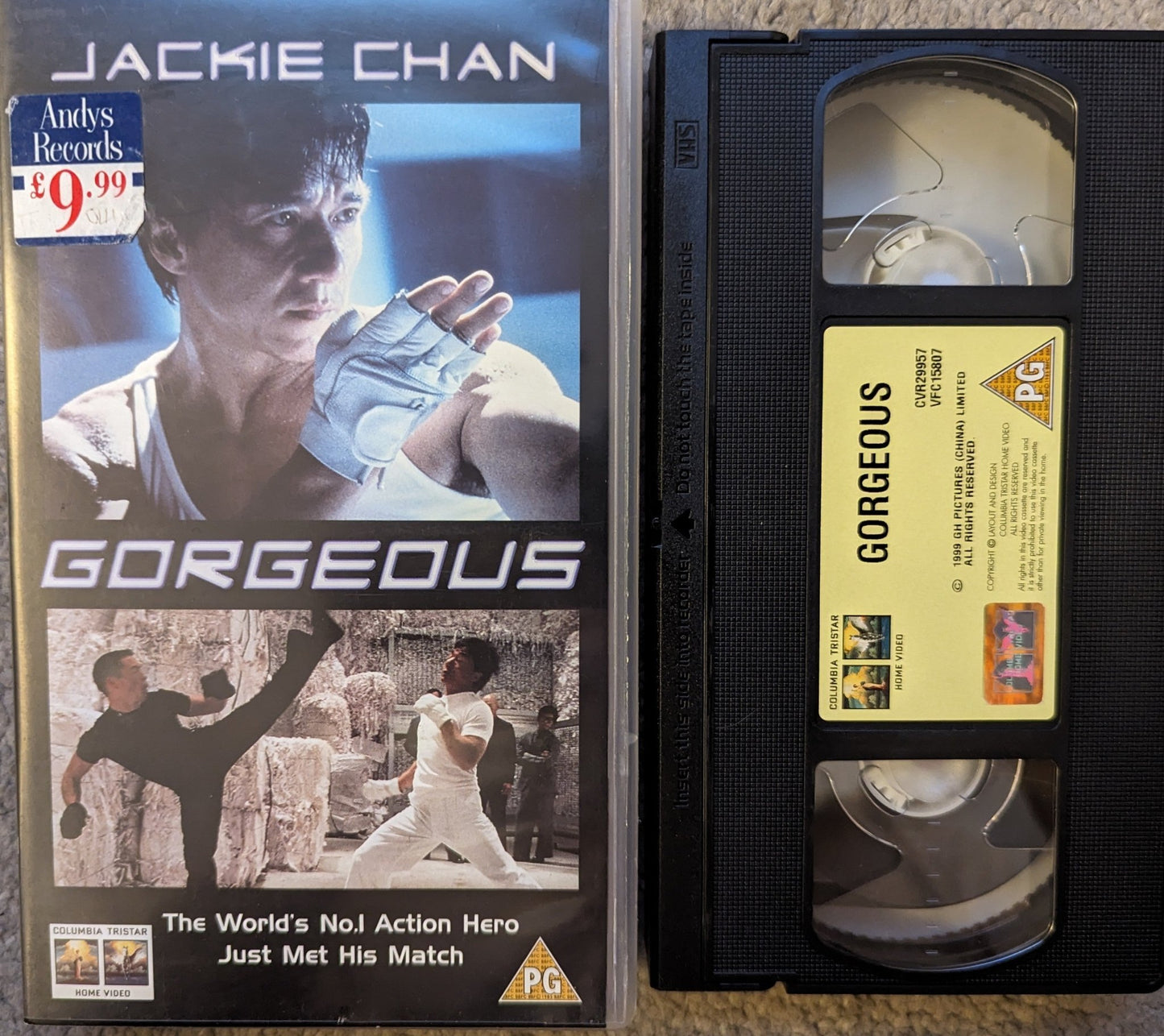 Gorgeous (1999) VHS Video Jackie Chan - Flippin Retro Video Shop