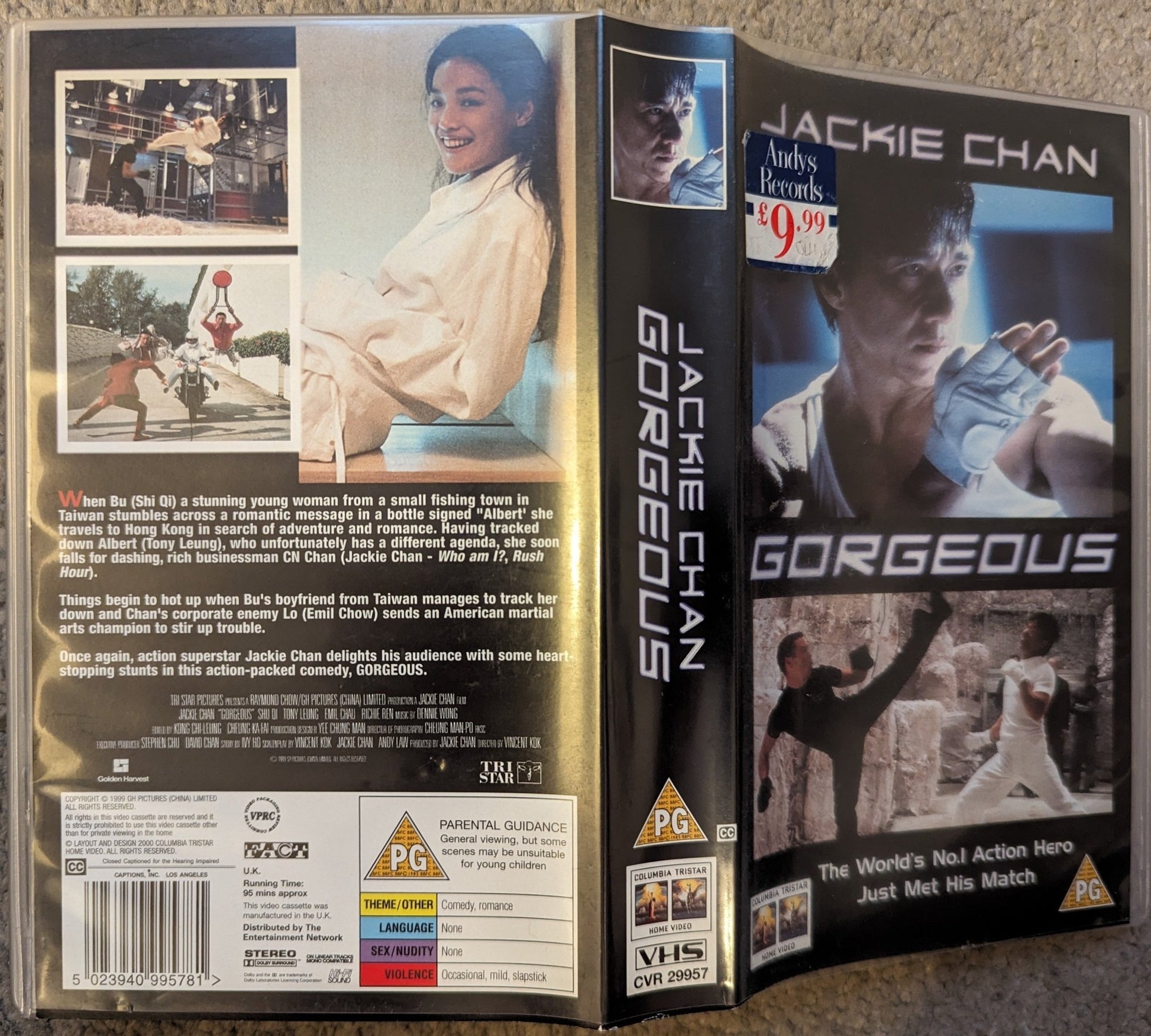 Gorgeous (1999) VHS Video Jackie Chan - Flippin Retro Video Shop