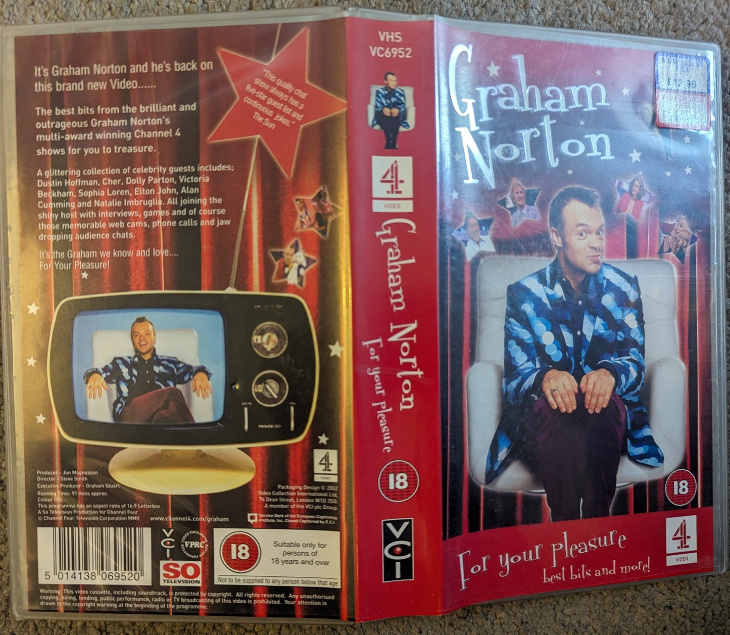 Graham Norton For Your Pleasure VHS Video - Flippin Retro Video Shop