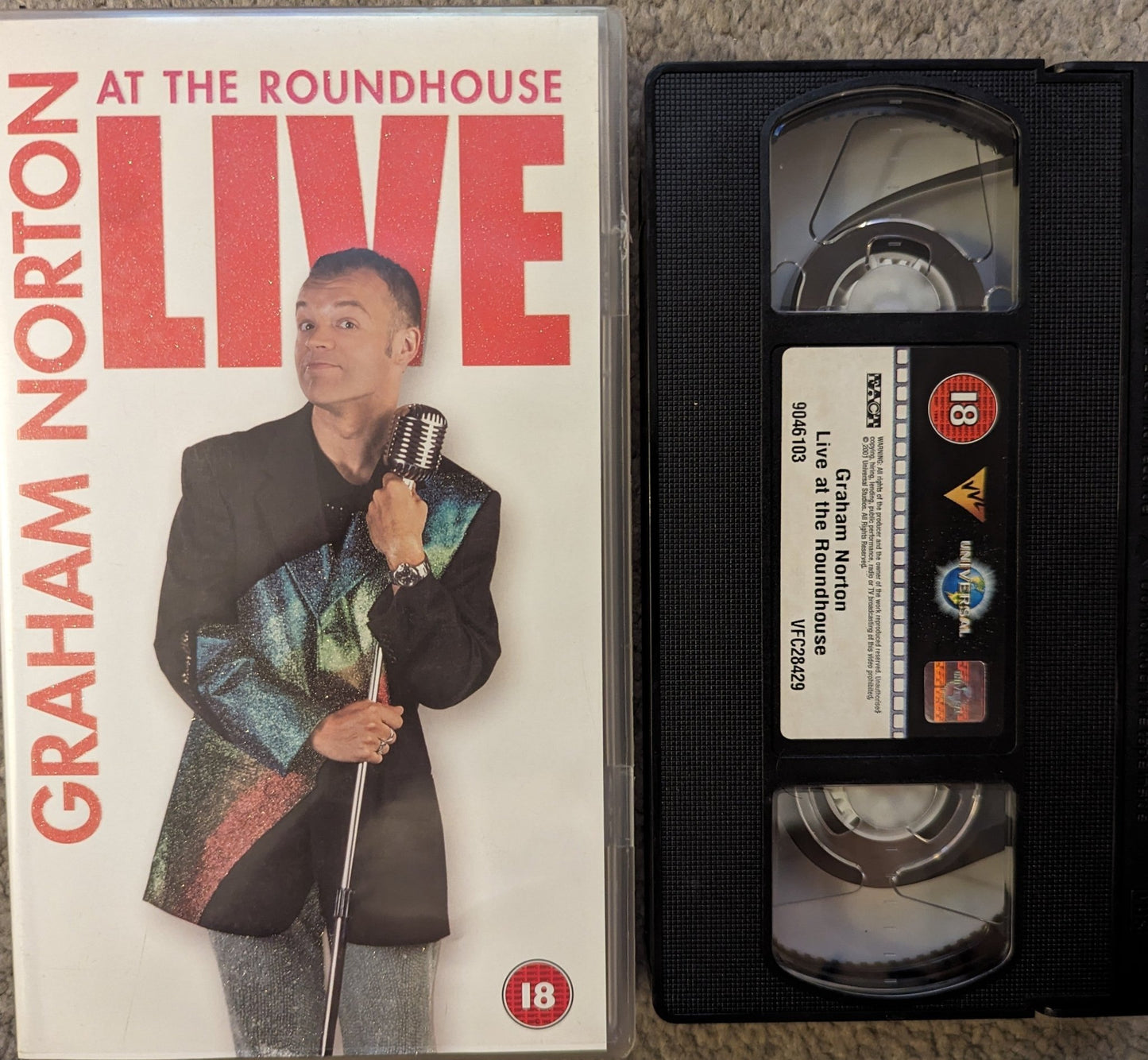 Graham Norton Live At The Roundhouse VHS Video - Flippin Retro Video Shop