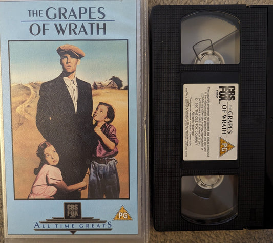 Grapes Of Wrath (1940) VHS Video - Flippin Retro Video Shop