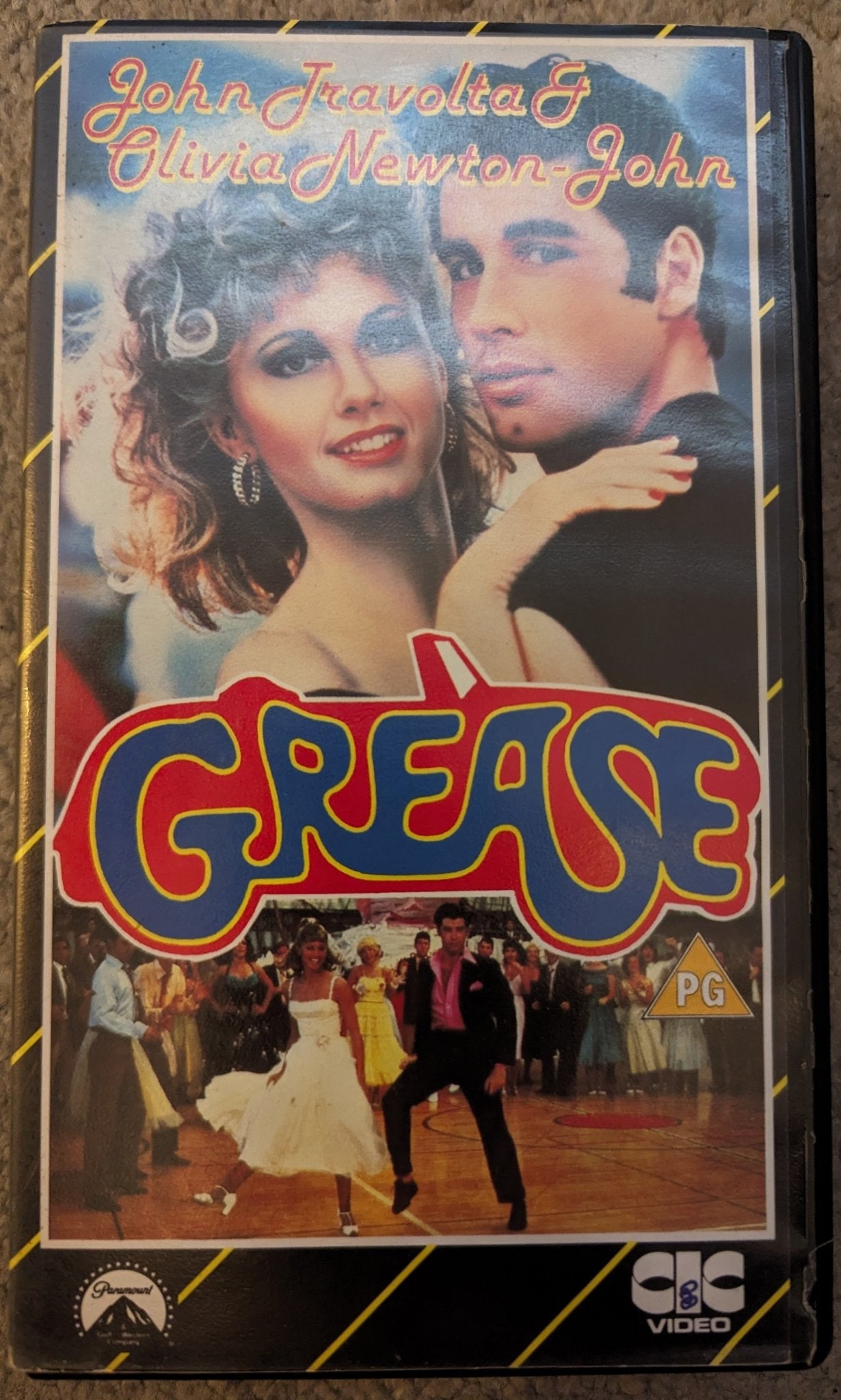 Grease (1978) VHS Video CIC - Flippin Retro Video Shop