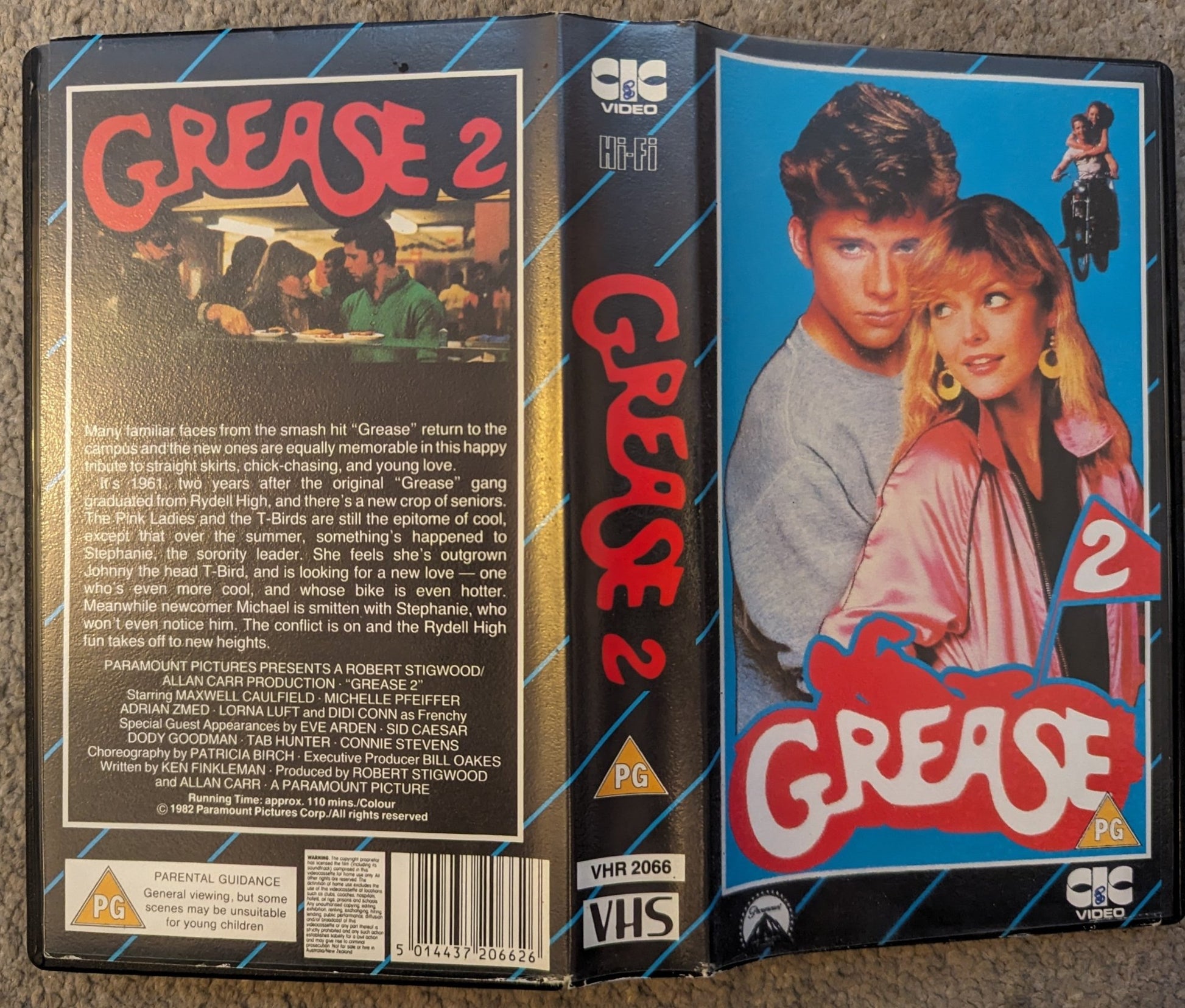 Grease 2 (1982) VHS Video CIC - Flippin Retro Video Shop