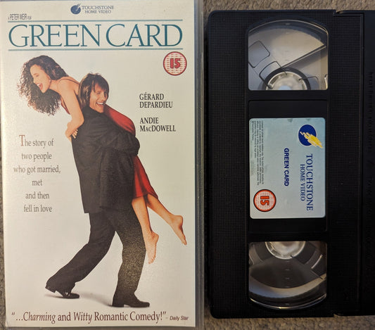 Green Card (1990) VHS Video - Flippin Retro Video Shop