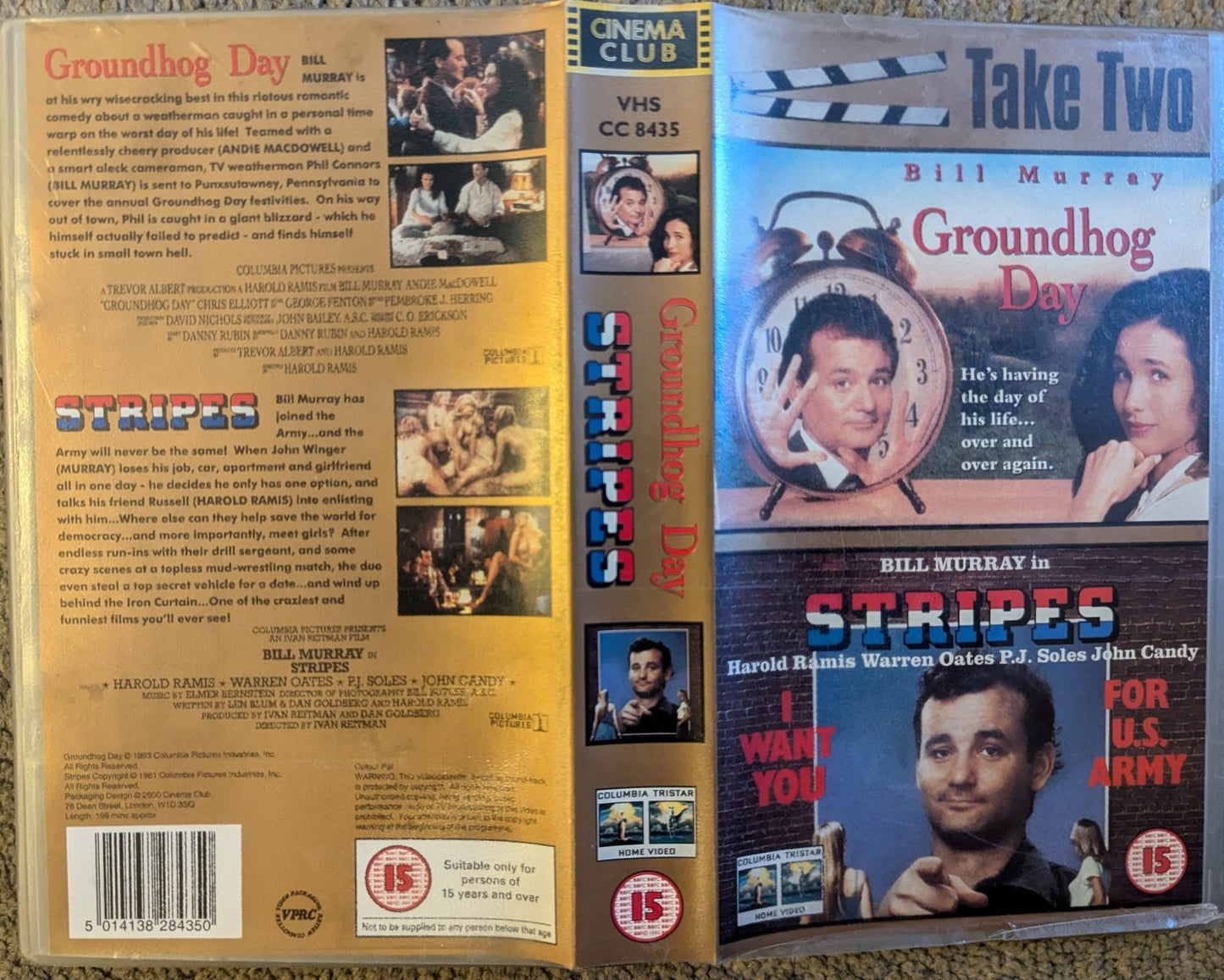 Groundhog Day / Stripes VHS Video - Flippin Retro Video Shop