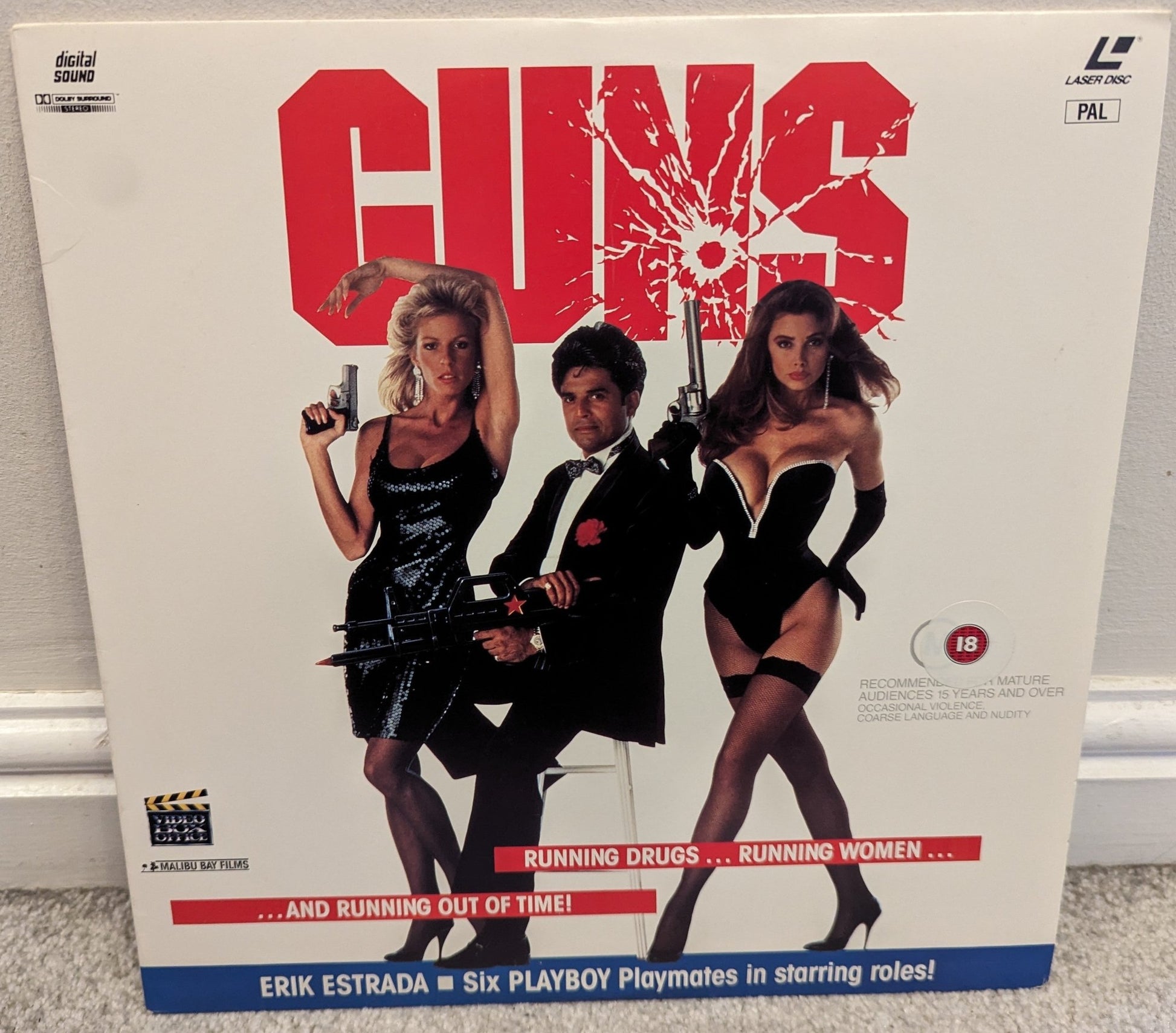 Guns (1990) Laserdisc PAL - Flippin Retro Video Shop