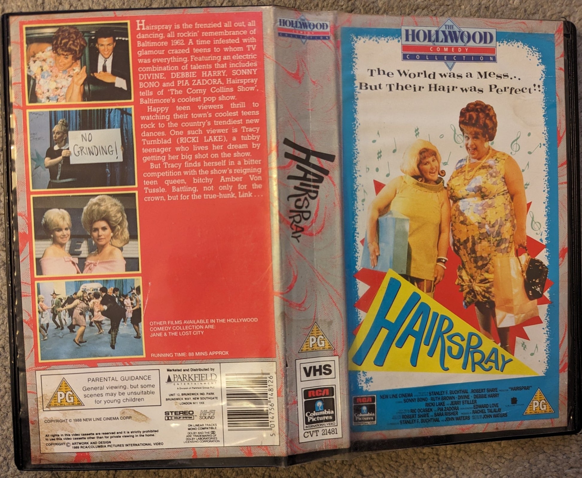 Hairspray (1988) VHS Video - Flippin Retro Video Shop