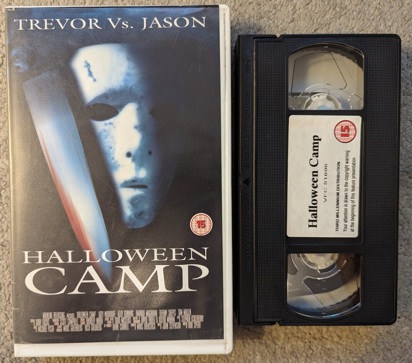 Halloween Camp (2003) VHS Video Ex Rental - Flippin Retro Video Shop