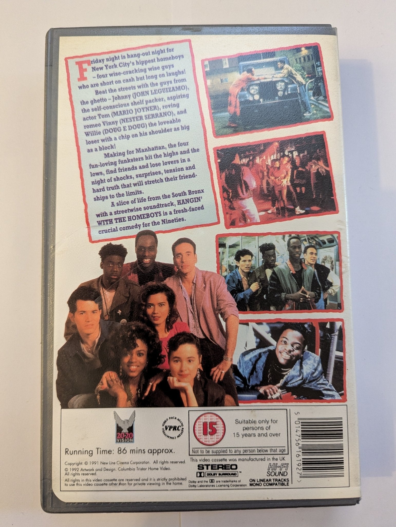 Hangin' With The Homeboy's (1991) VHS Video Ex Rental - Flippin Retro Video Shop