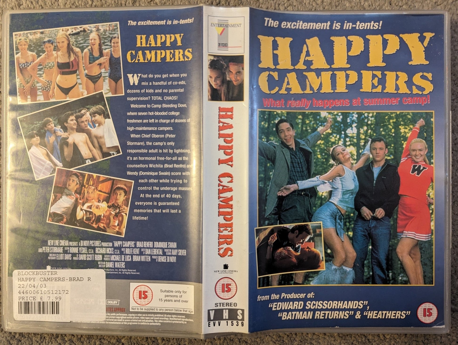 Happy Campers (2001) VHS Video Ex Rental - Flippin Retro Video Shop