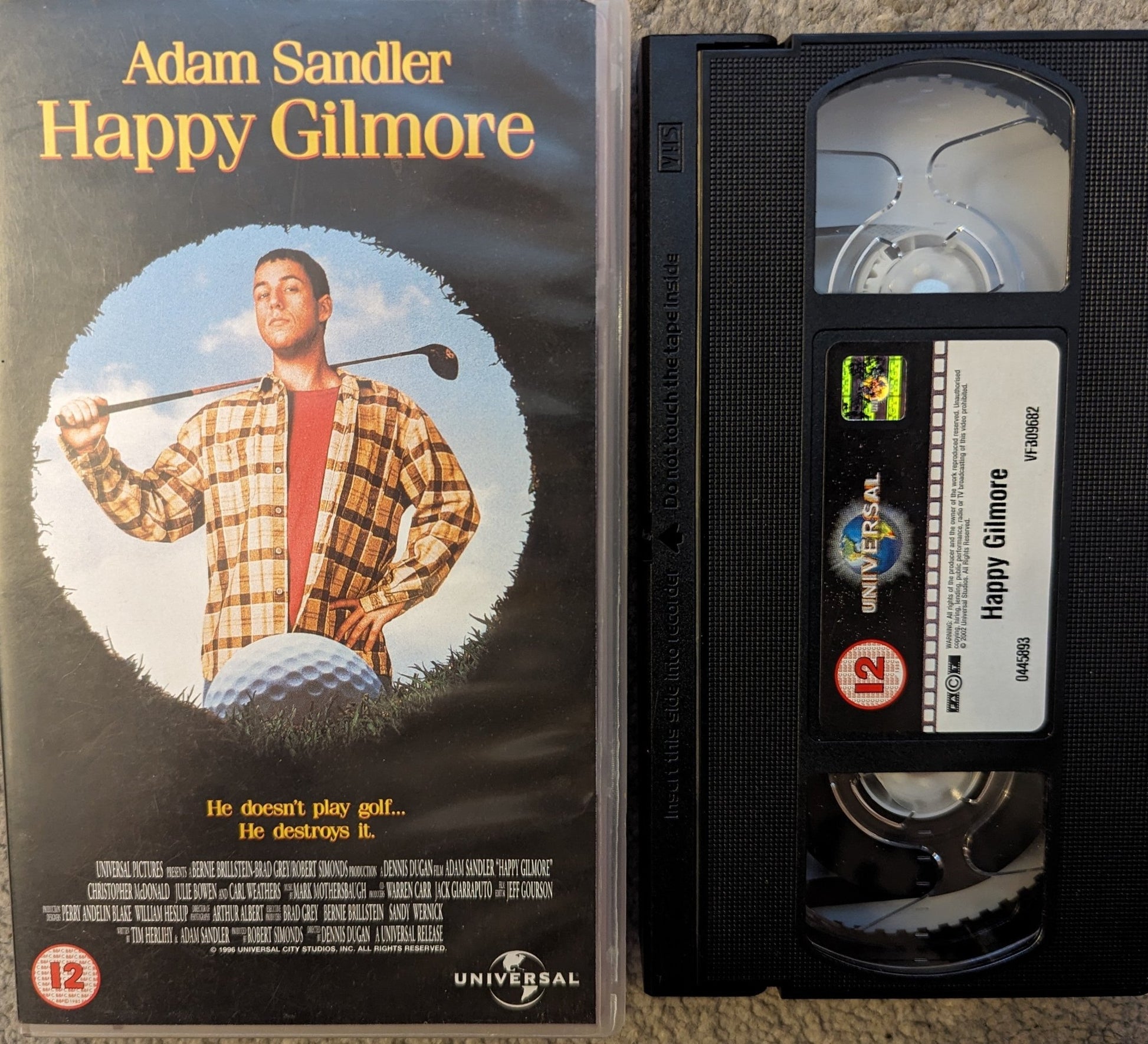 Happy Gilmore (1996) VHS Video 4Front - Flippin Retro Video Shop