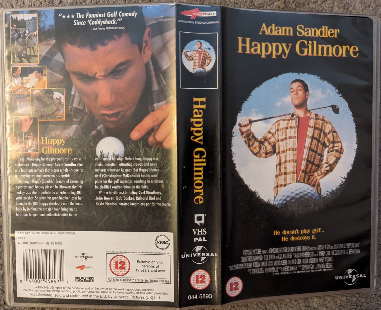 Happy Gilmore (1996) VHS Video 4Front - Flippin Retro Video Shop