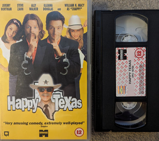 Happy Texas (1999) VHS Video Ex Rental - Flippin Retro Video Shop