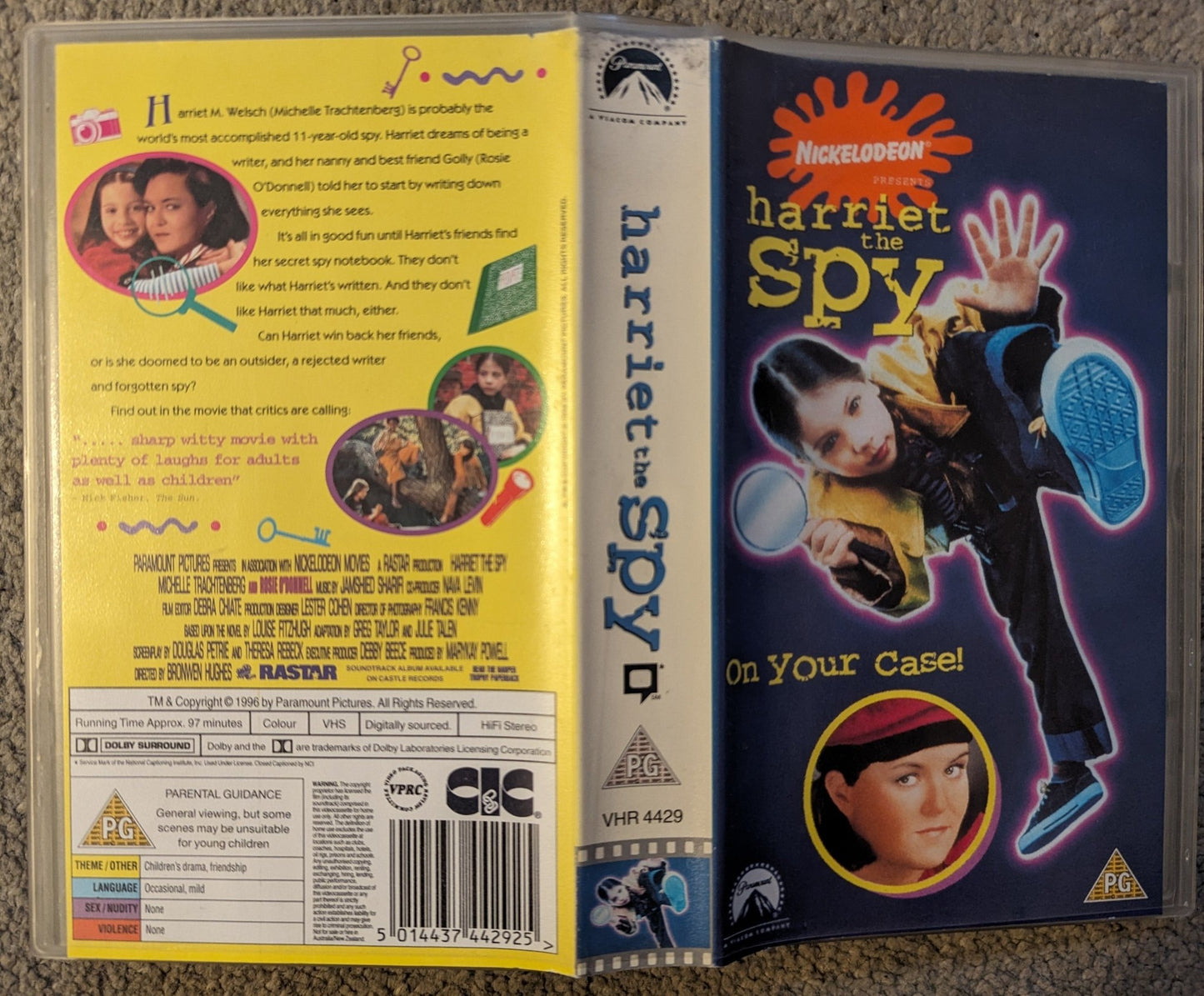 Harriet The Spy (1996) VHS Video - Flippin Retro Video Shop