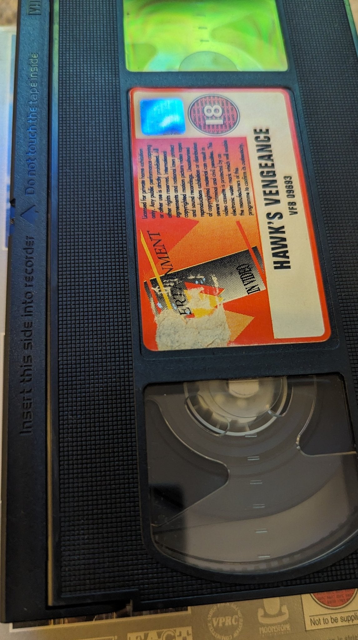 Hawk's Vengeance (1996) VHS Video Ex Rental - Flippin Retro Video Shop