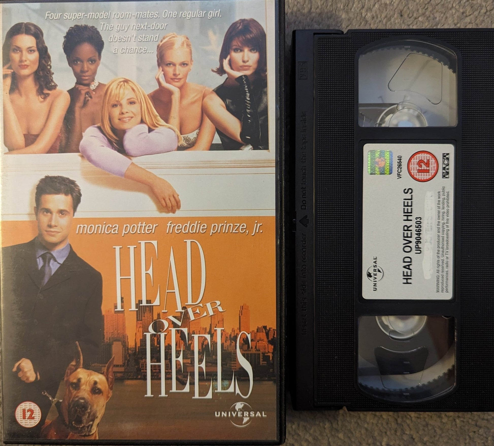 Head Over Heels (2001) VHS Video Ex Rental - Flippin Retro Video Shop