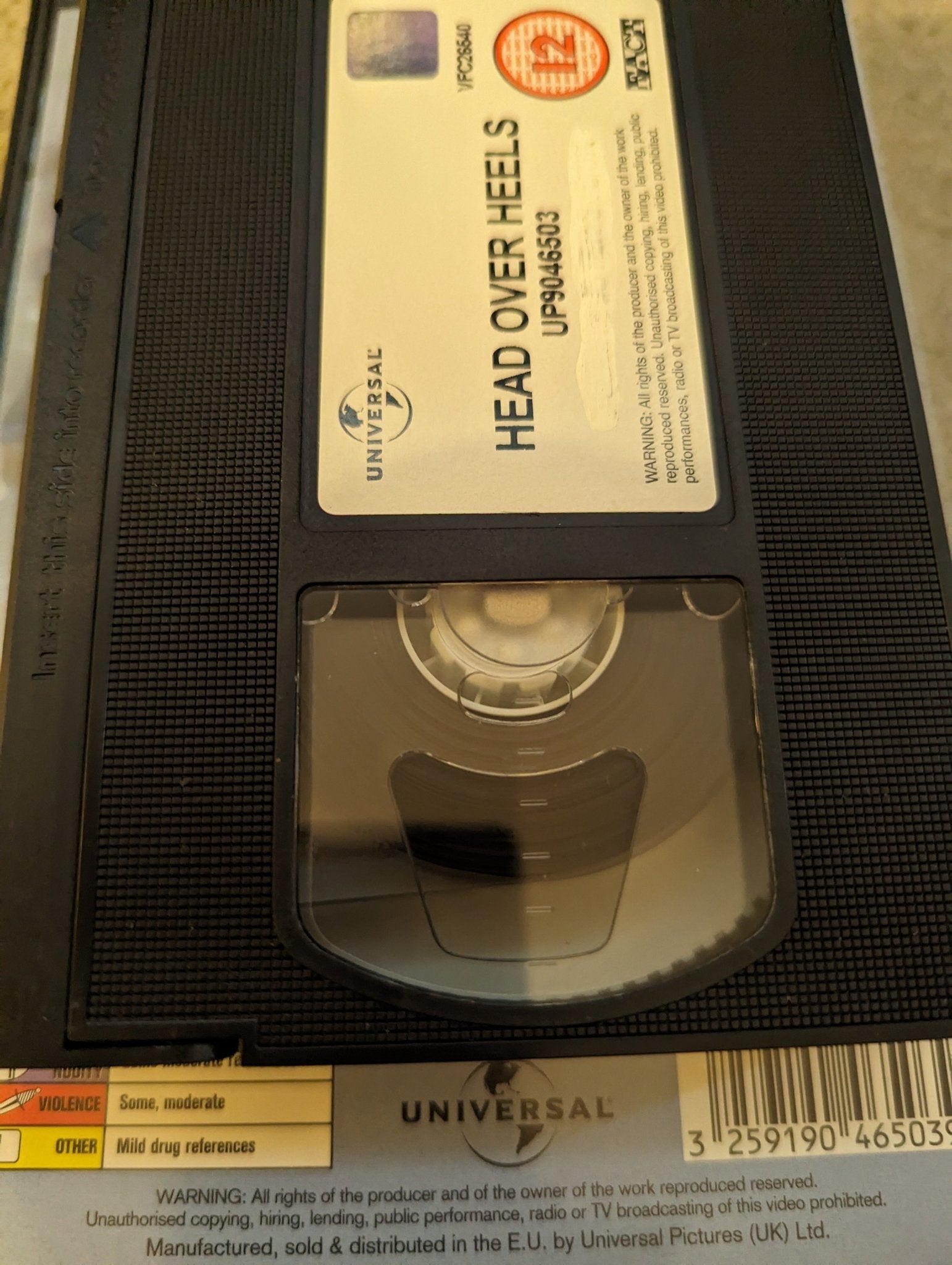 Head Over Heels (2001) VHS Video Ex Rental - Flippin Retro Video Shop