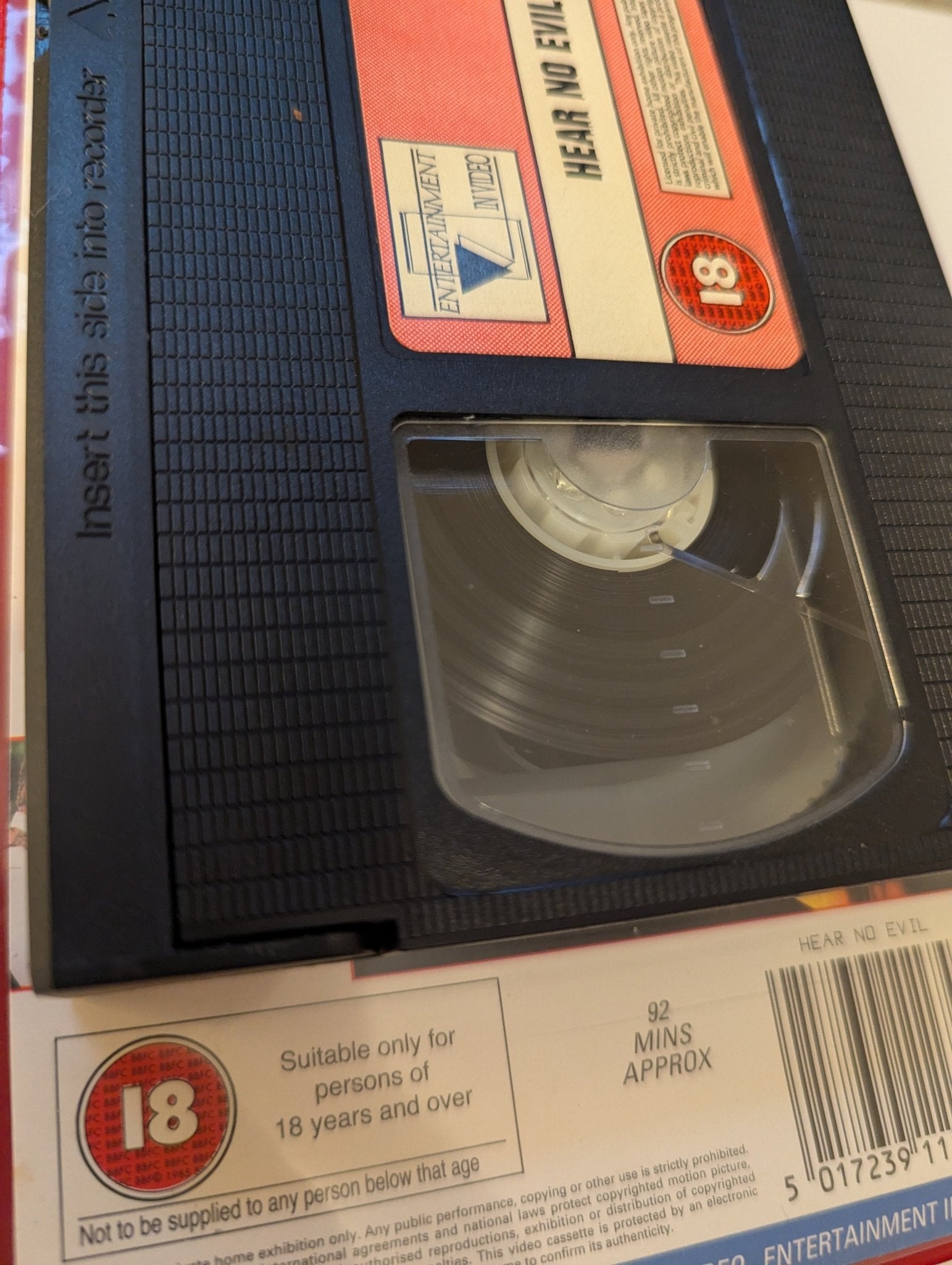 Hear No Evil (1993) VHS Video - Flippin Retro Video Shop