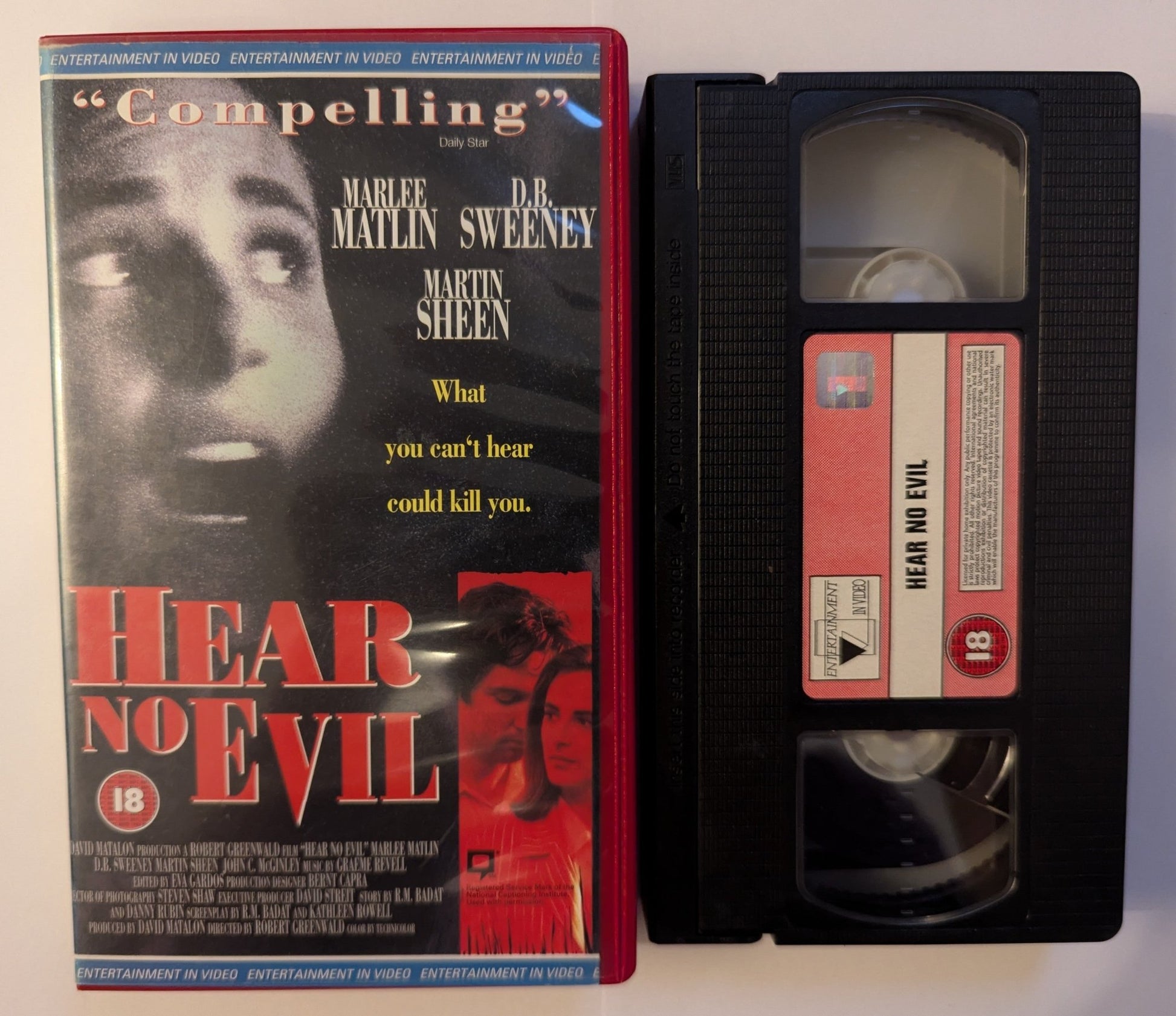 Hear No Evil (1993) VHS Video - Flippin Retro Video Shop