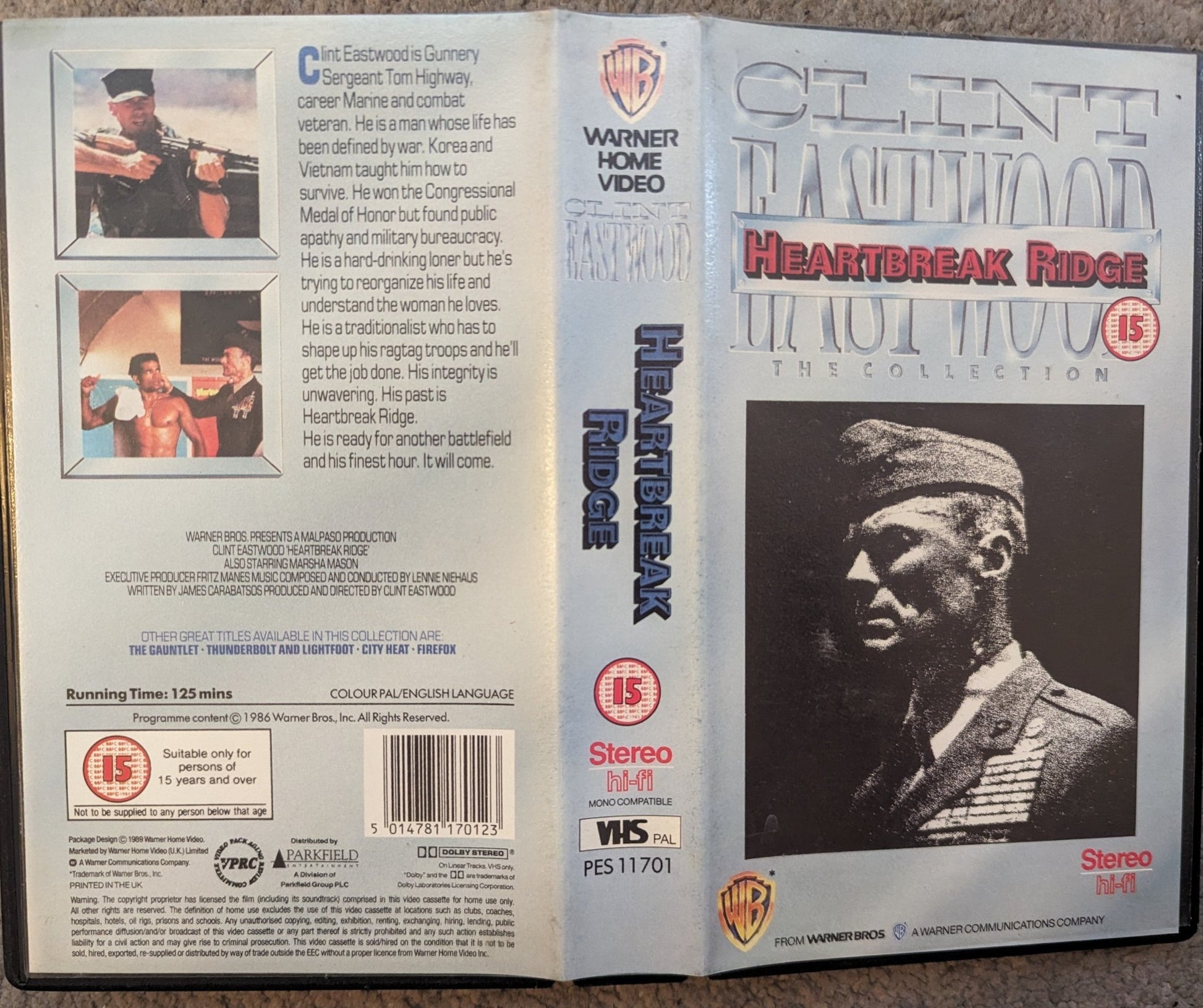 Heartbreak Ridge (1986) VHS Video - Flippin Retro Video Shop