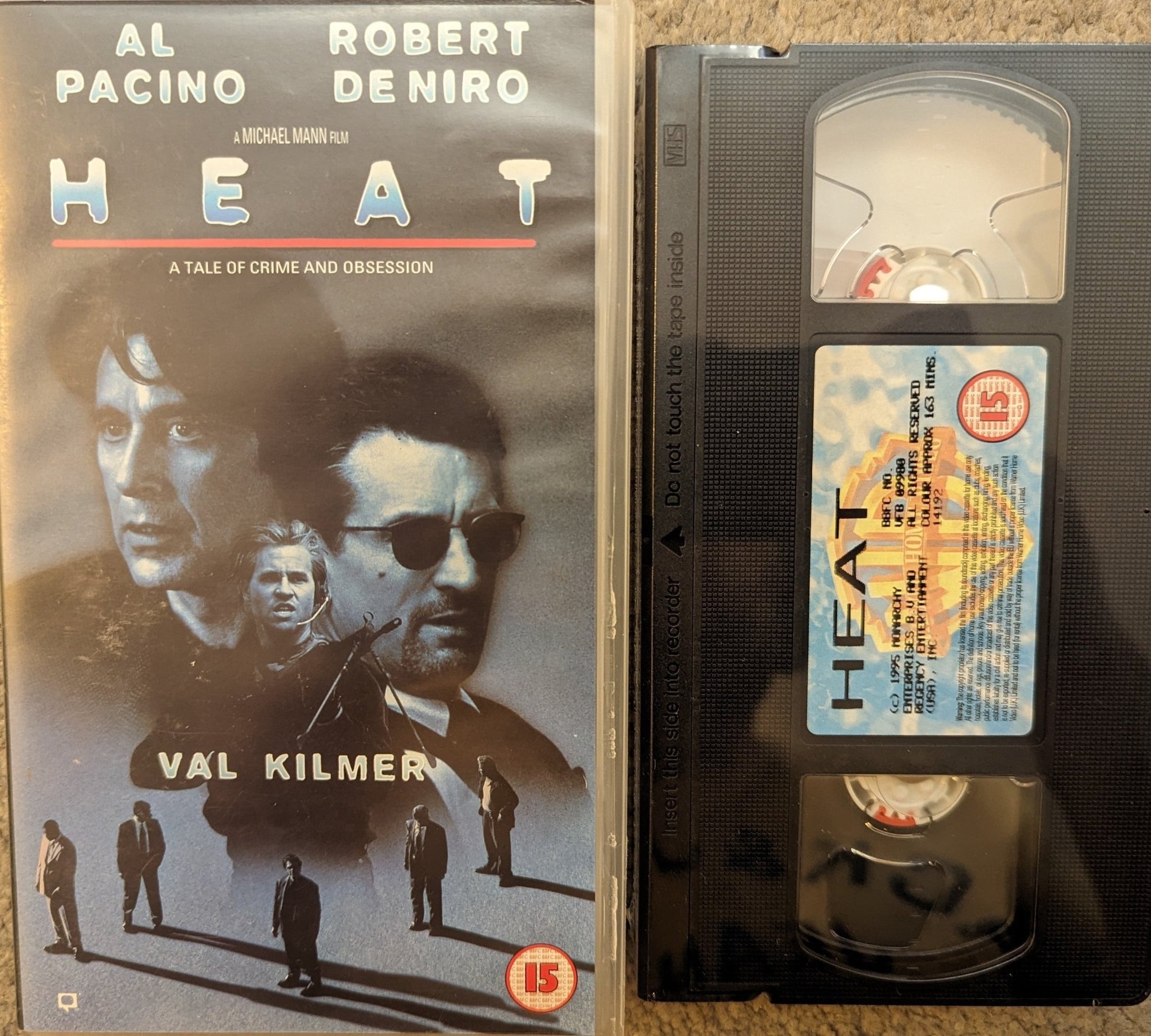 Heat (1995) VHS Video *Sealed* - Flippin Retro Video Shop