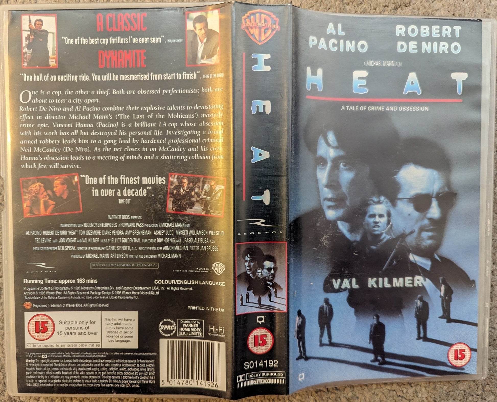 Heat (1995) VHS Video *Sealed* - Flippin Retro Video Shop