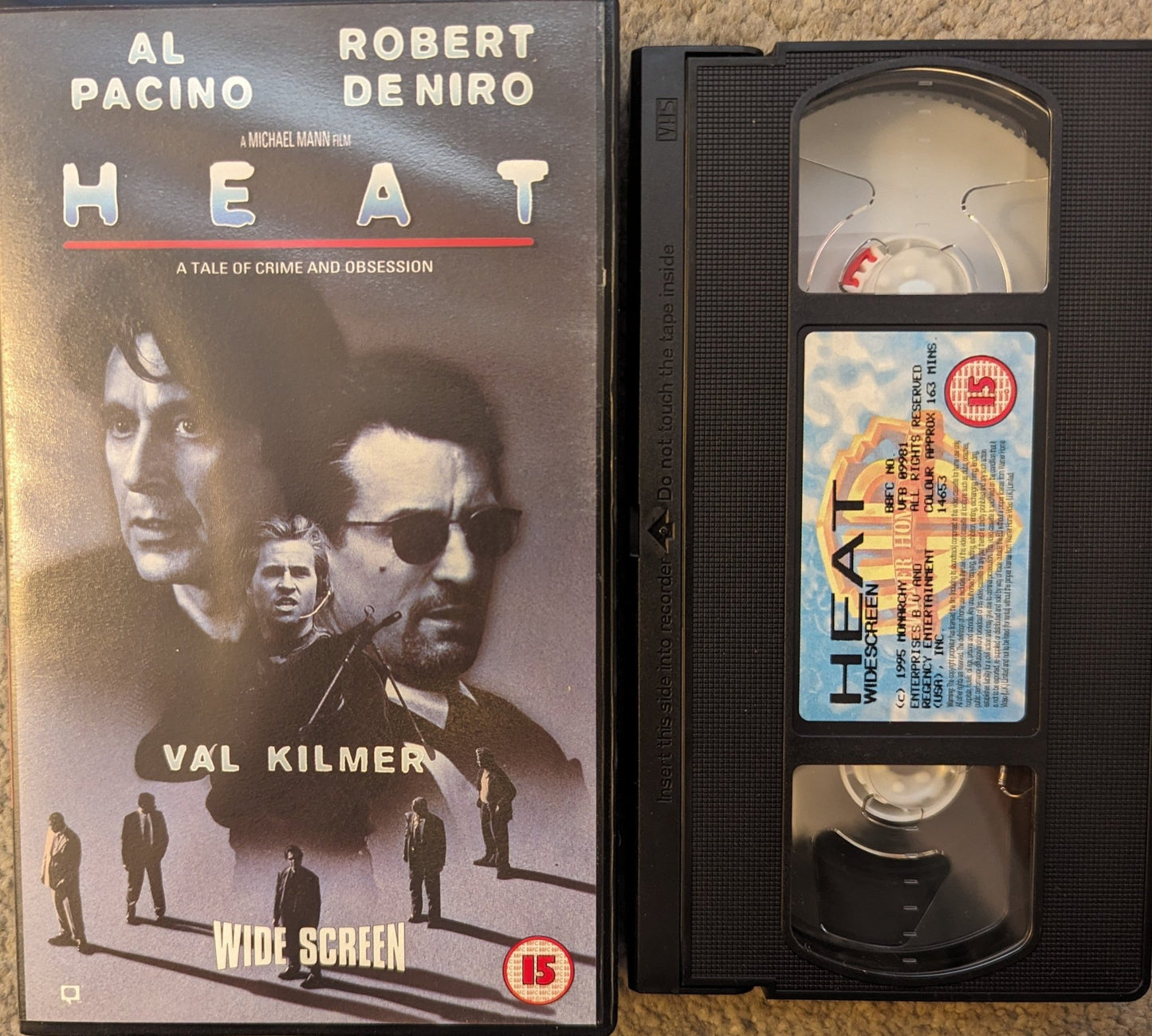 Heat (1995) VHS Video Wide - screen - Flippin Retro Video Shop