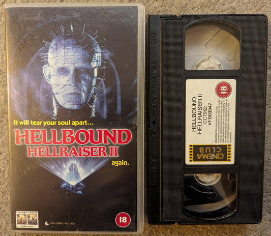 Hellbound Hellraiser 2 (1988) VHS Video - Flippin Retro Video Shop