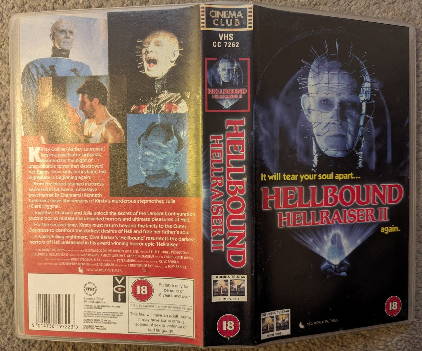 Hellbound Hellraiser 2 (1988) VHS Video - Flippin Retro Video Shop