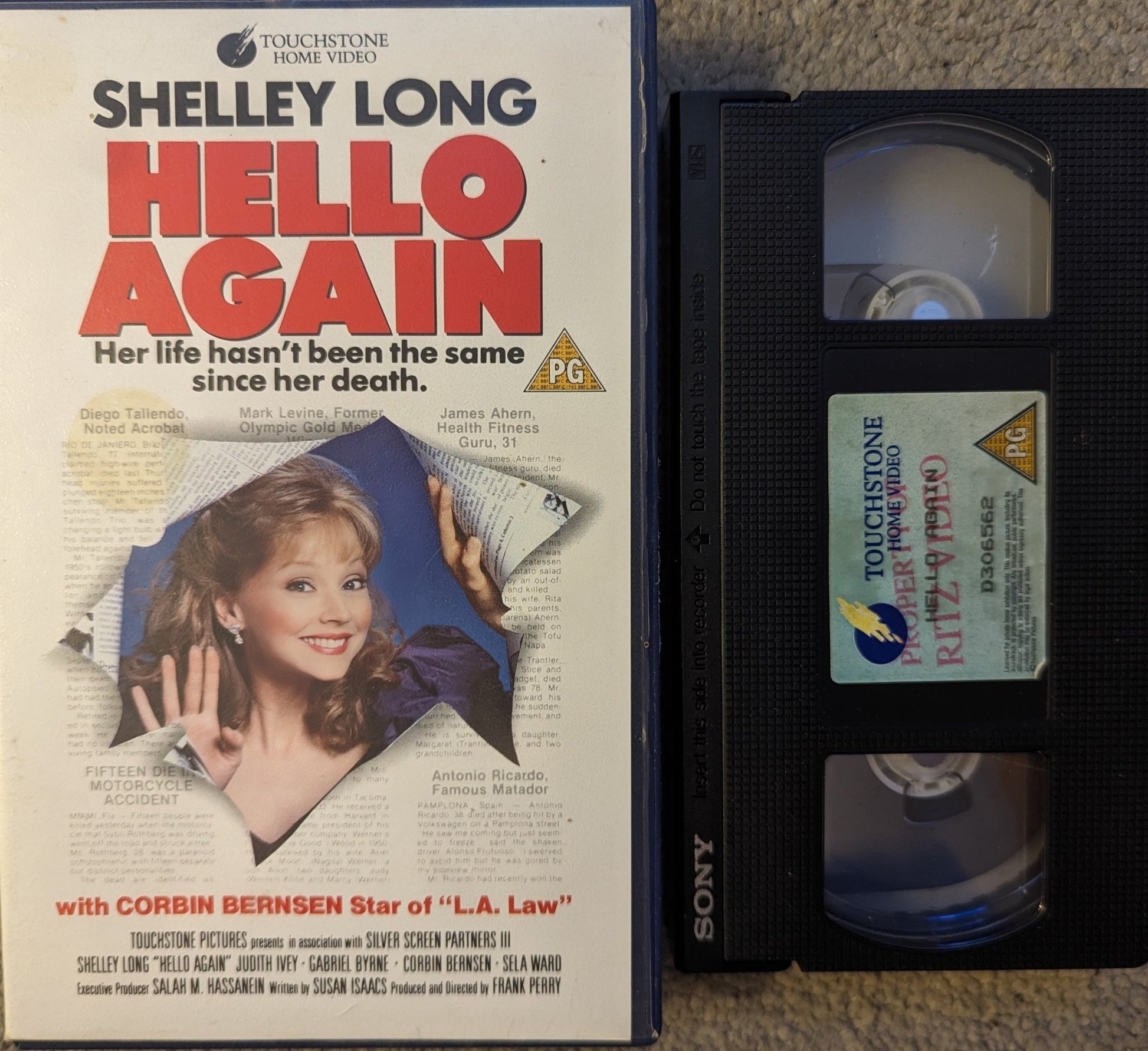 Hello Again (1987) VHS Video Ex Rental - Flippin Retro Video Shop