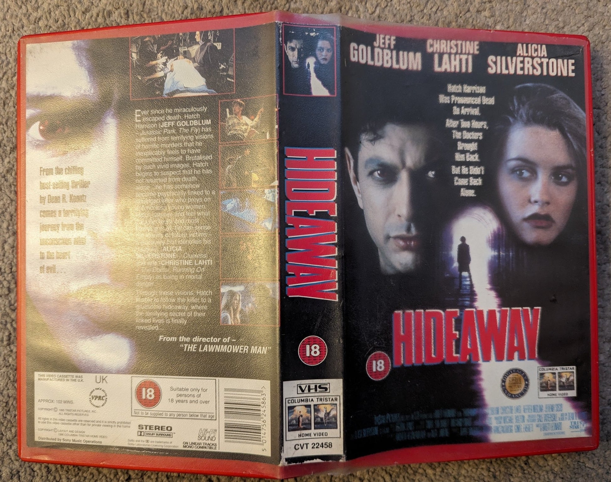 Hideaway (1995) VHS Video Ex Rental - Flippin Retro Video Shop