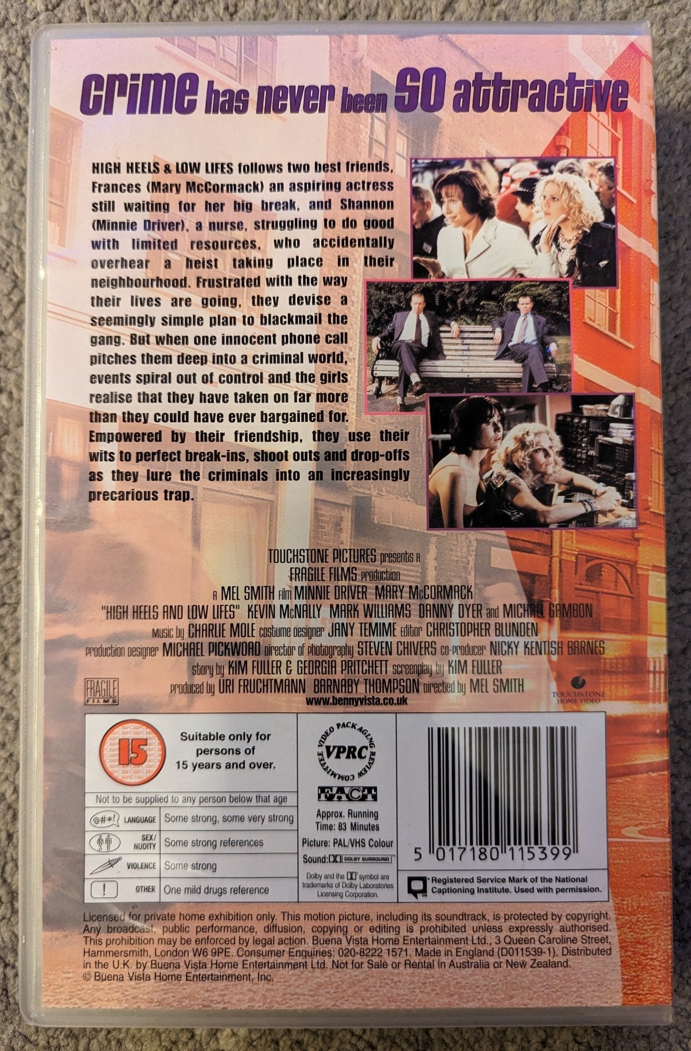 High Heels and Low Lifes VHS Ex Rental (2001) - Flippin Retro Video Shop