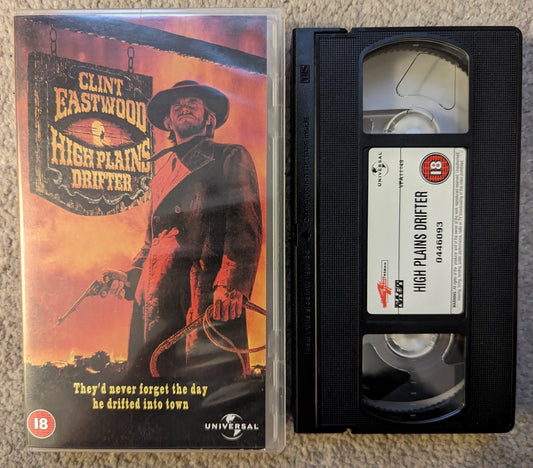 High Planes Drifer (1973) VHS Video - Flippin Retro Video Shop