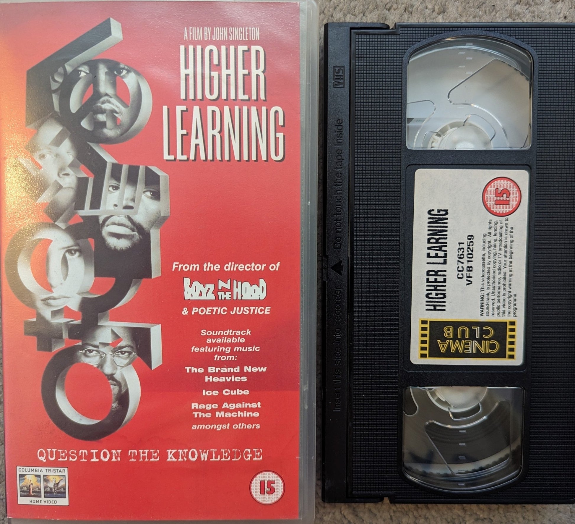 Higher Learning (1995) VHS Video - Flippin Retro Video Shop