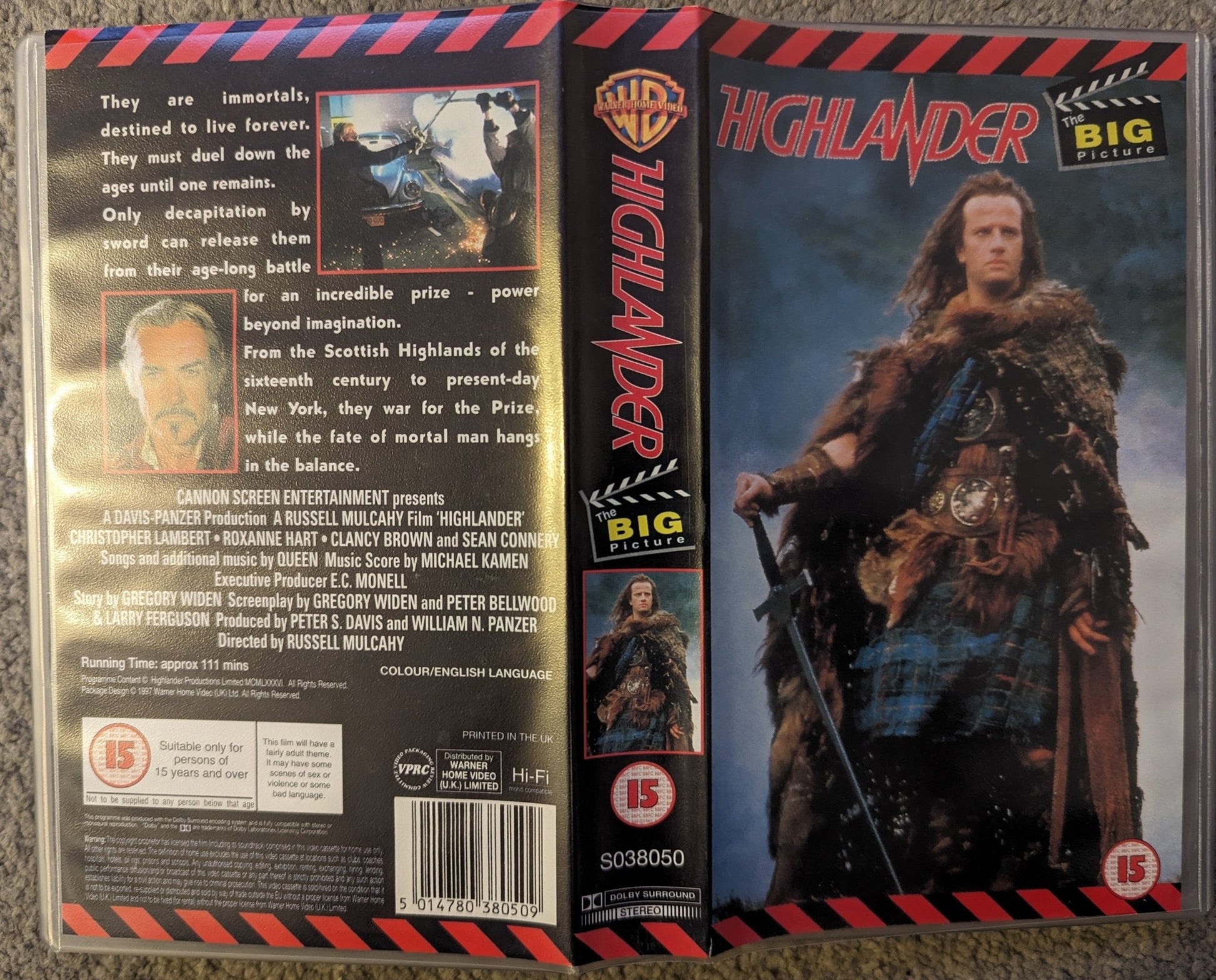 Highlander (1986) VHS Video - Flippin Retro Video Shop