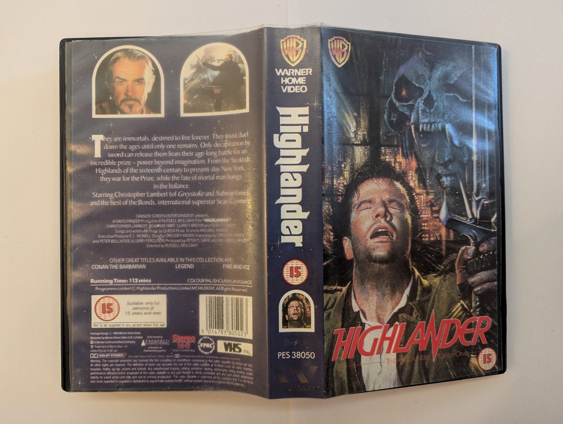 Highlander (1986) VHS Video alt - Flippin Retro Video Shop