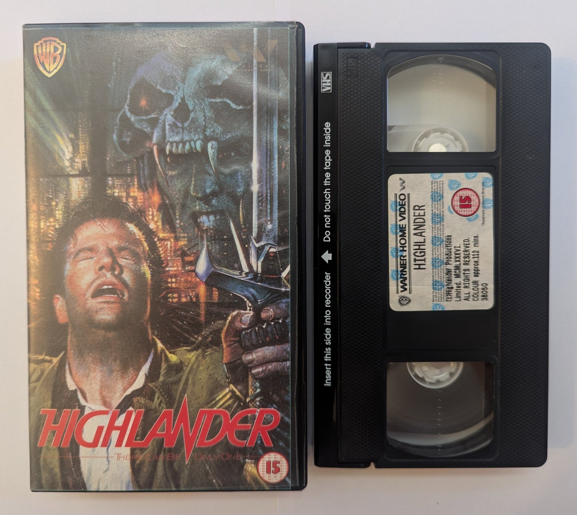 Highlander (1986) VHS Video alt - Flippin Retro Video Shop