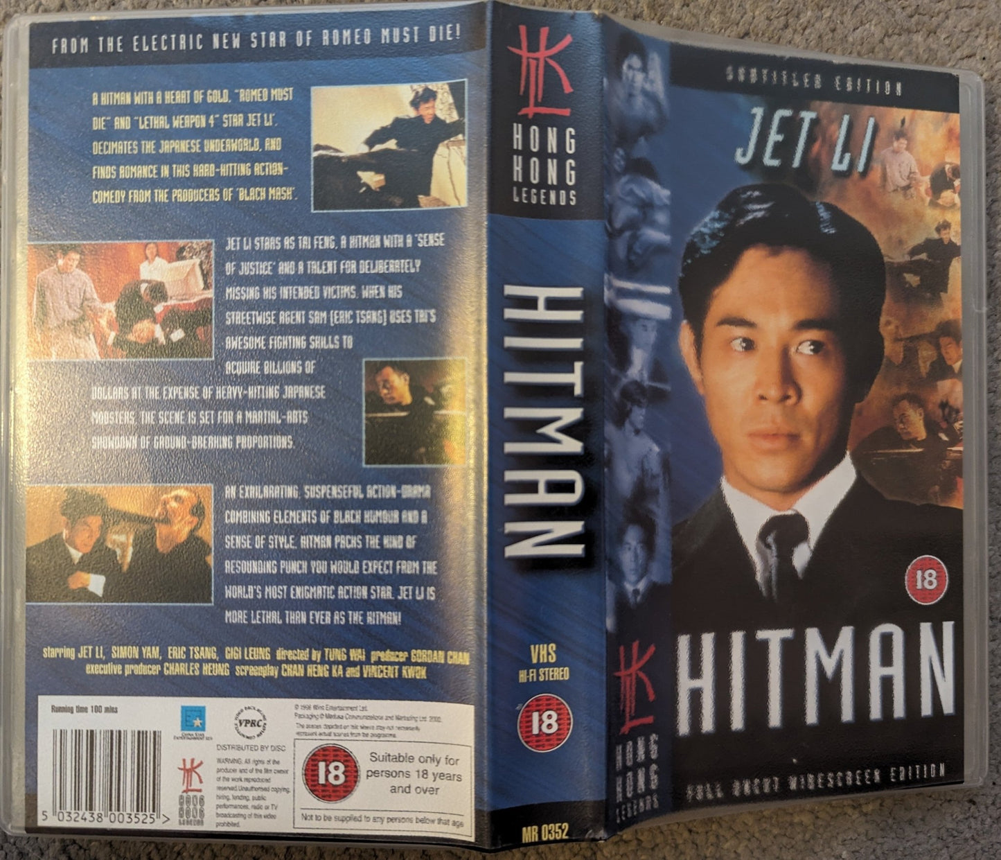 Hitman (1998) VHS Video - Flippin Retro Video Shop