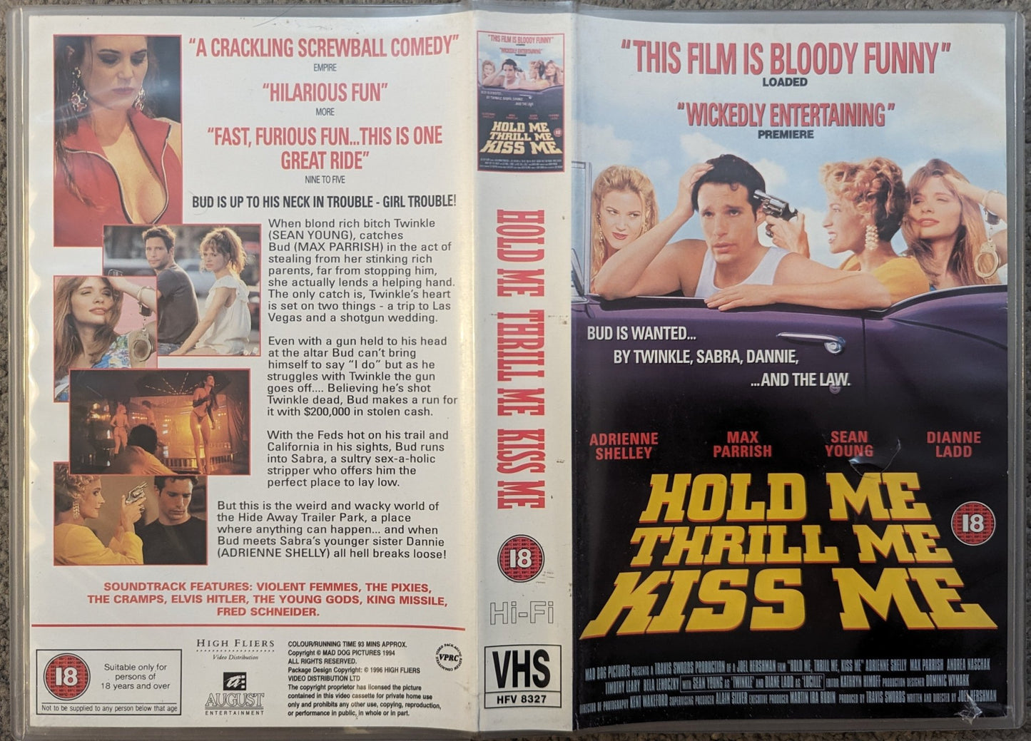 Hold Me Kiss Me Thrill Me (1992) VHS Video Ex Rental - Flippin Retro Video Shop