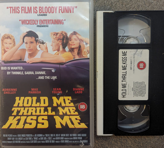 Hold Me Kiss Me Thrill Me (1992) VHS Video Ex Rental - Flippin Retro Video Shop