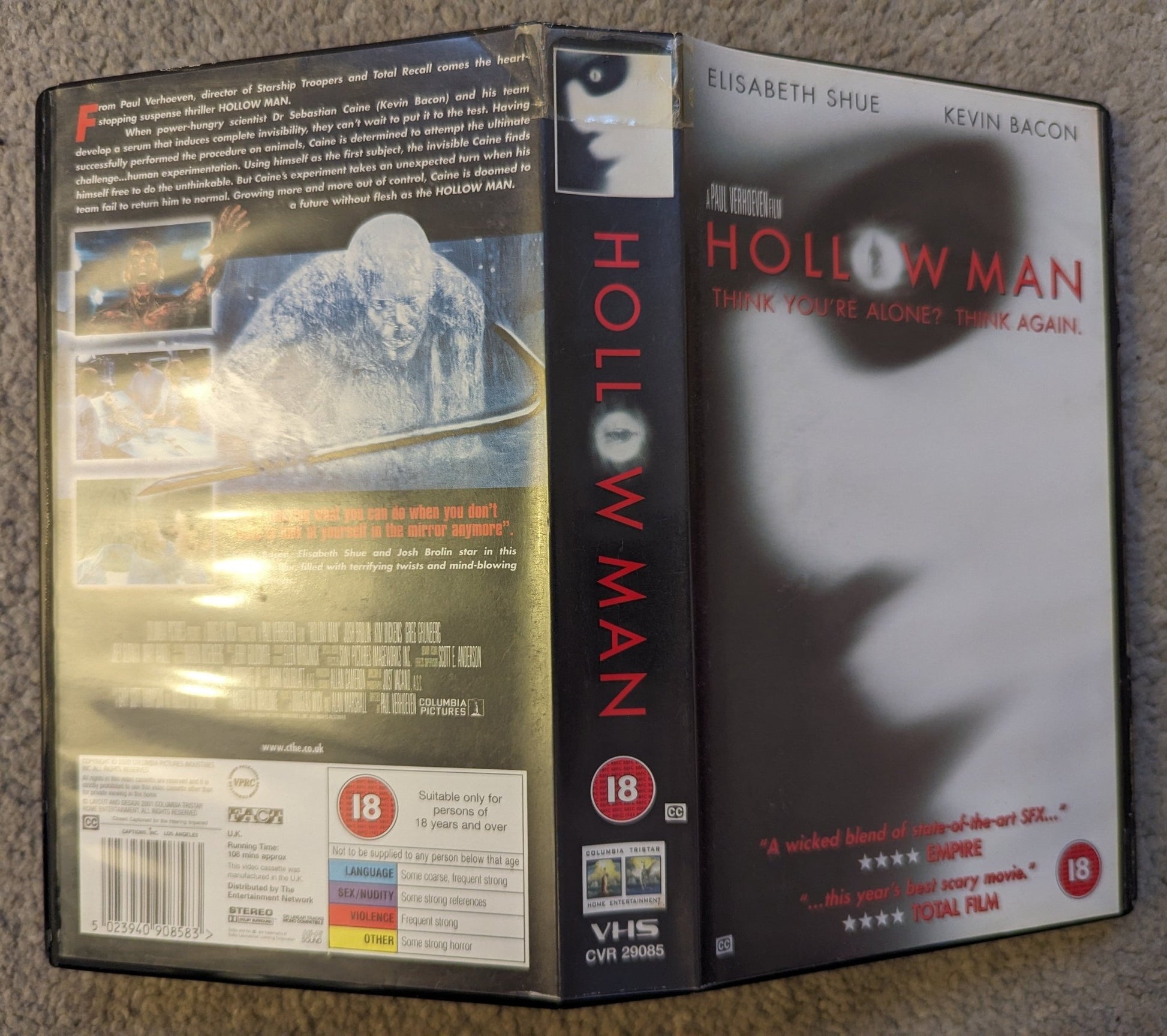 Hollow Man (2000) VHS Video - Flippin Retro Video Shop