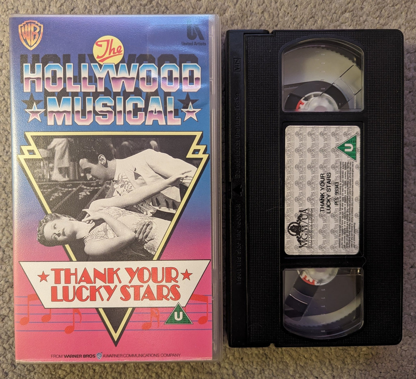 Hollywood Musical Thanks Your Lucky Stars (1943) VHS Video - Flippin Retro Video Shop